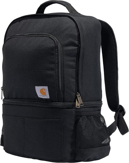 Insulated 24 Can Two Compartment Cooler Backpack, Backpack with Fully-Insulated Cooler Base